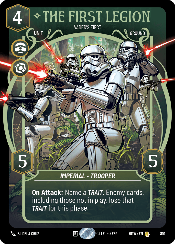 The First Legion — Vader's Fist #810/272 from Homeworlds