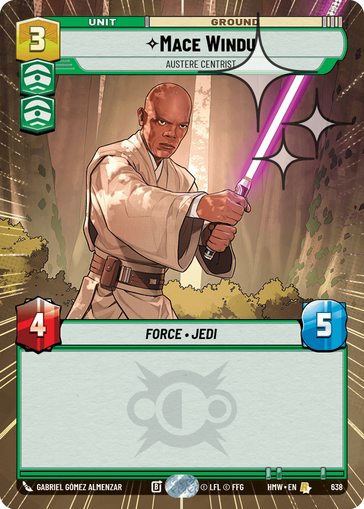 Mace Windu — Austere Centrist #638/272 from Homeworlds