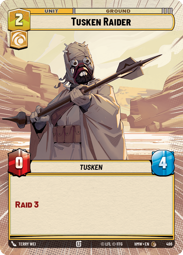Tusken Raider #496/272 from Homeworlds