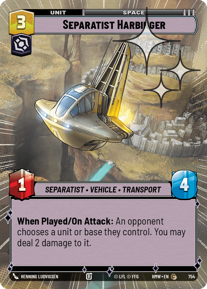 Separatist Harbinger #754/272 from Homeworlds