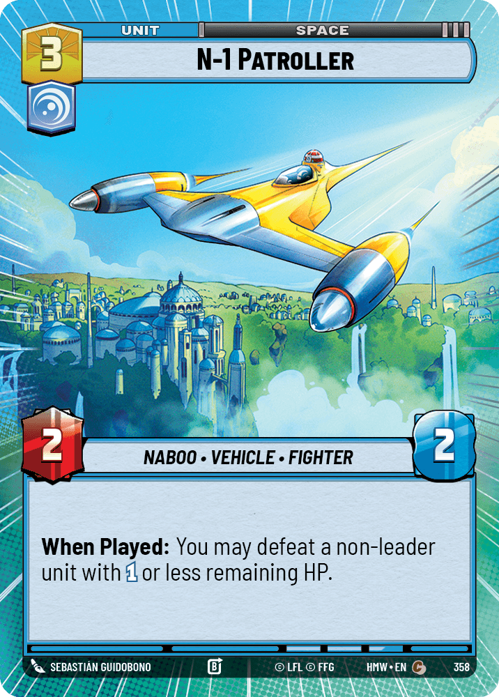 N-1 Patroller #358/272 from Homeworlds