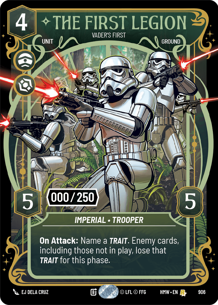 The First Legion — Vader's Fist #906/272 from Homeworlds