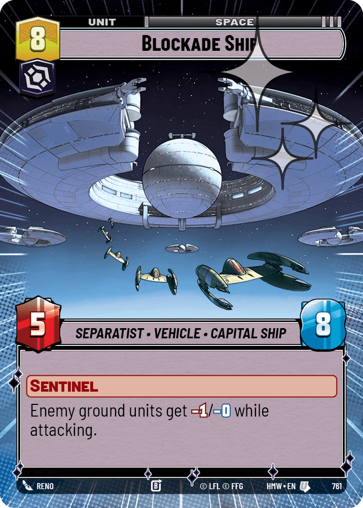 Blockade Ship #761/272 from Homeworlds