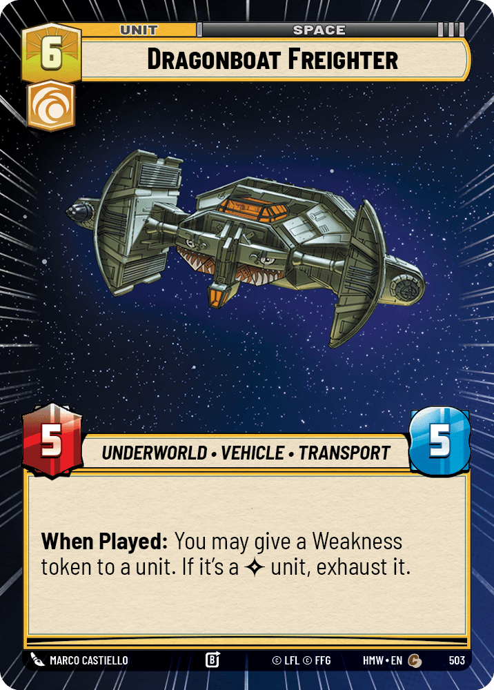 Dragonboat Freighter #503/272 from Homeworlds