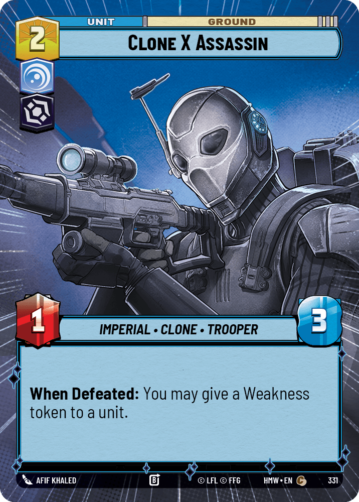 Clone X Assassin #331/272 from Homeworlds