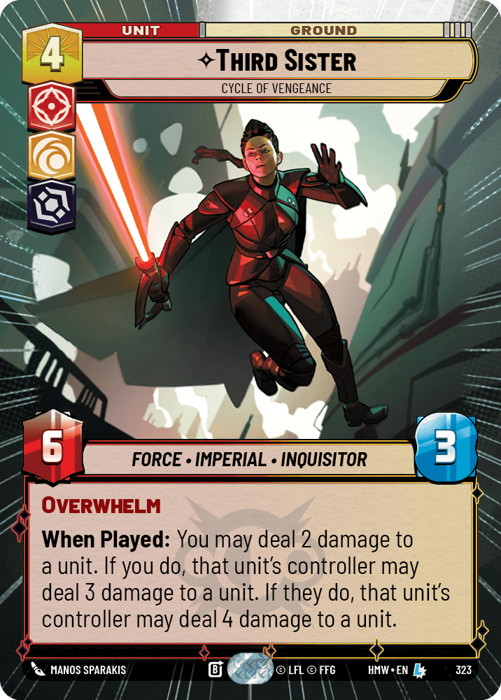 Third Sister — Cycle of Vengeance #323/272 from Homeworlds