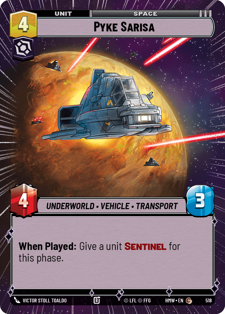 Pyke Sarisa #518/272 from Homeworlds