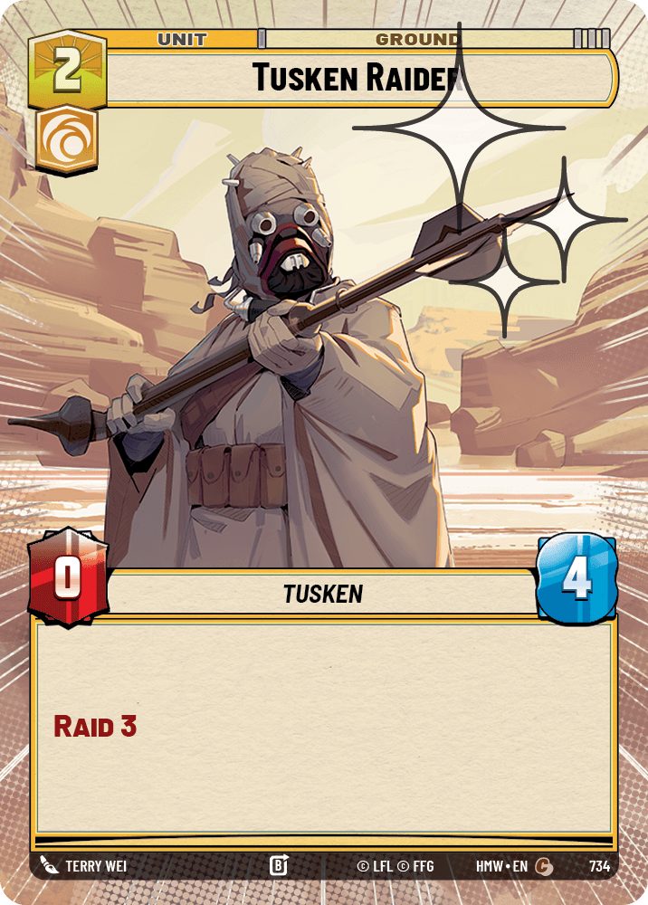 Tusken Raider #734/272 from Homeworlds