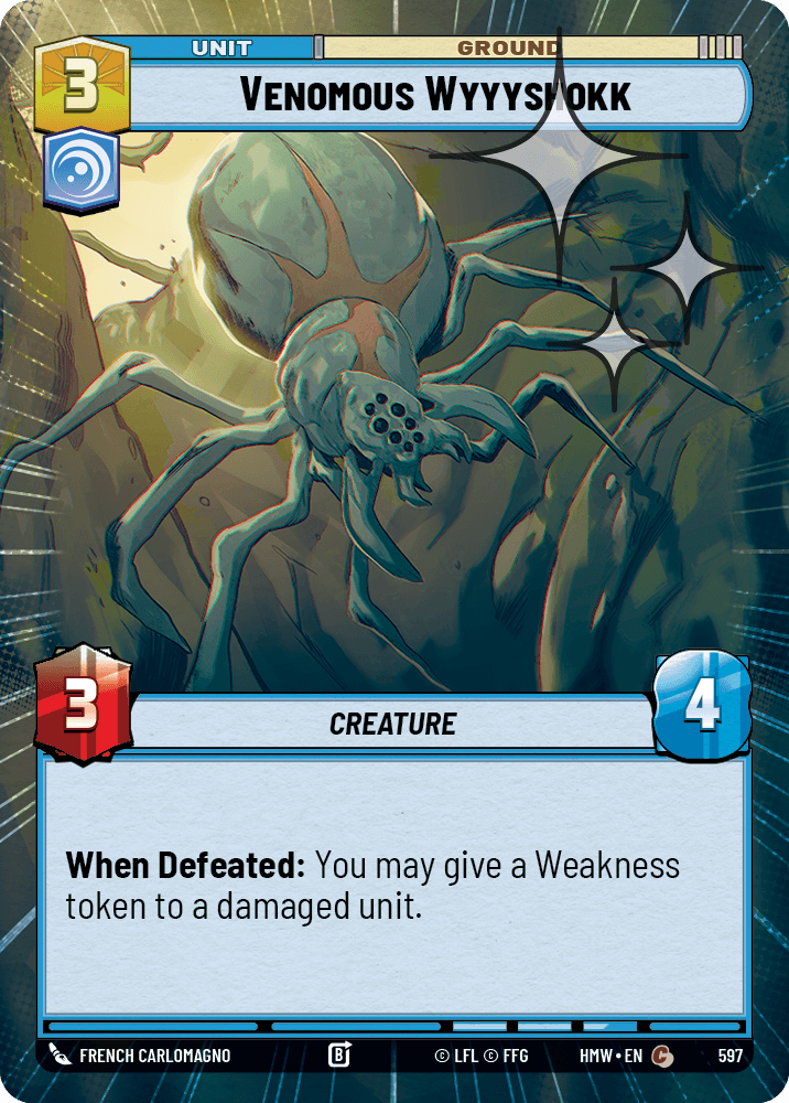Venomous Wyyyshokk #597/272 from Homeworlds