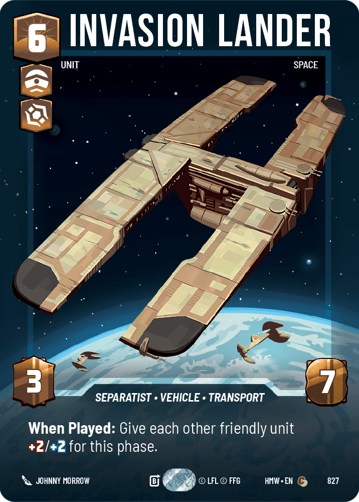 Invasion Lander #827/272 from Homeworlds