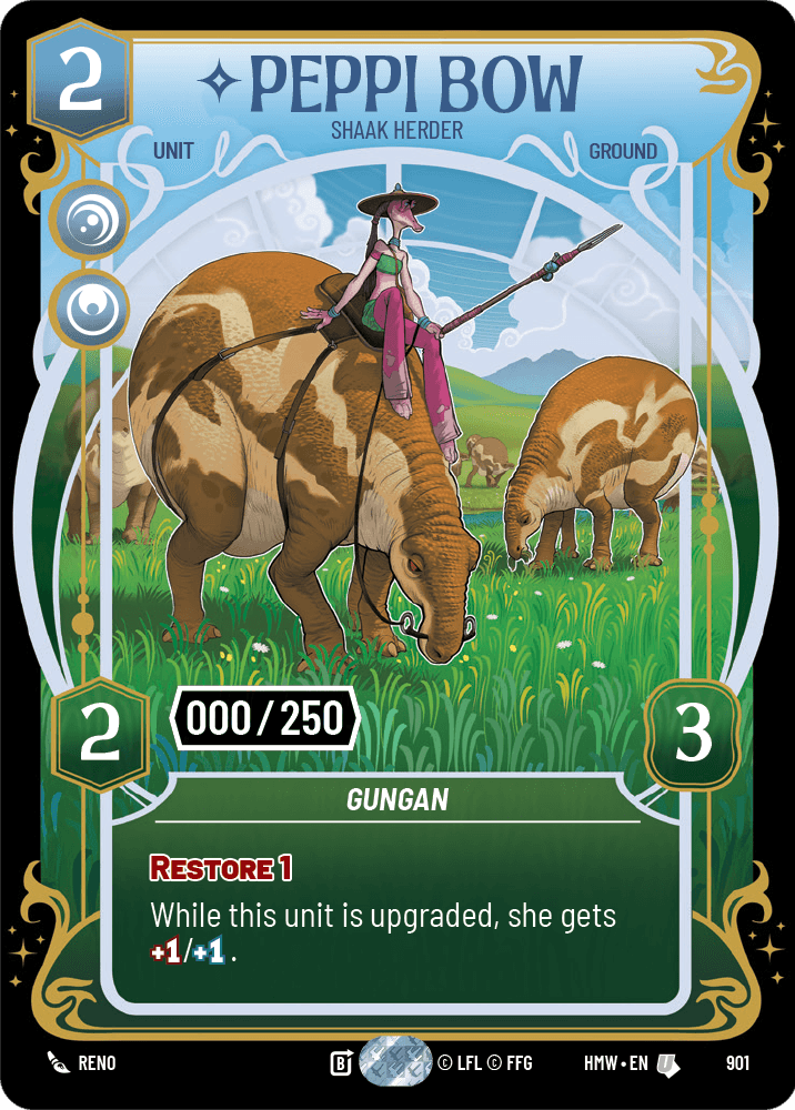 Peppi Bow — Shaak Herder #901/272 from Homeworlds