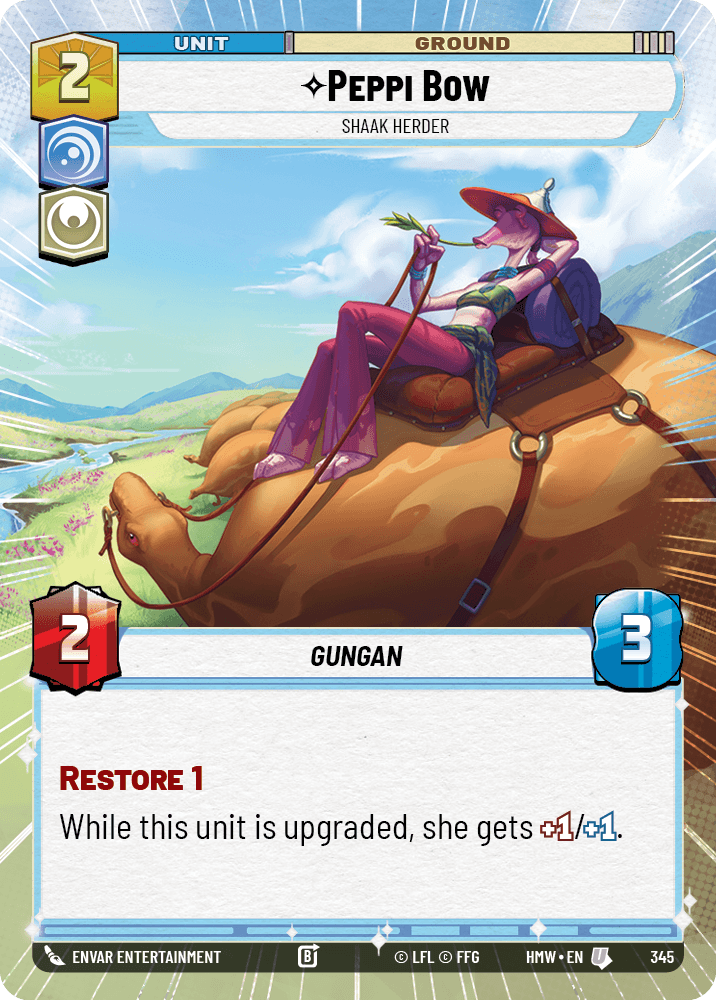 Peppi Bow — Shaak Herder #345/272 from Homeworlds