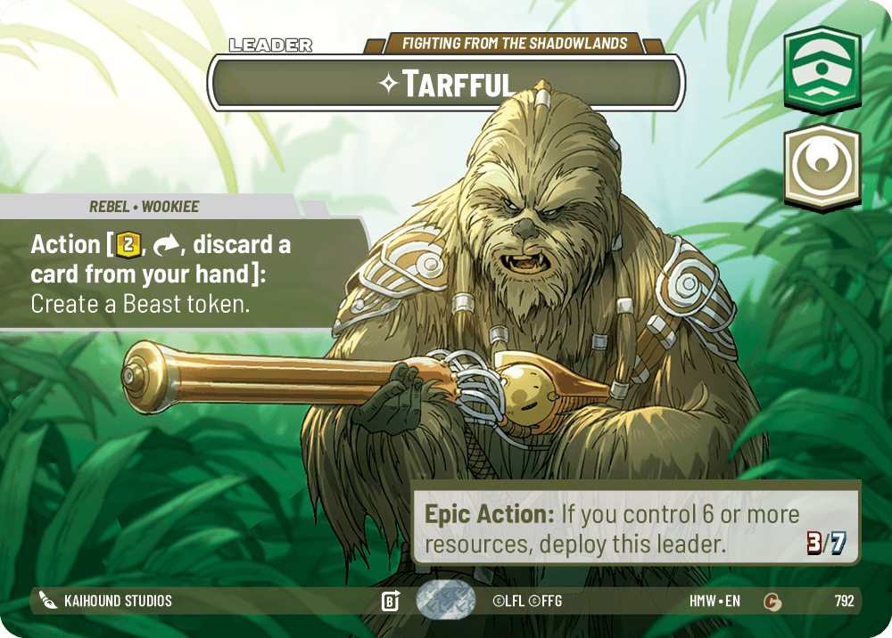 Tarfful — Fighting From the Shadowlands #792/272 from Homeworlds