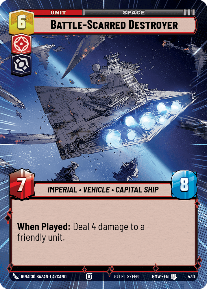 Battle-Scarred Destroyer #430/272 from Homeworlds