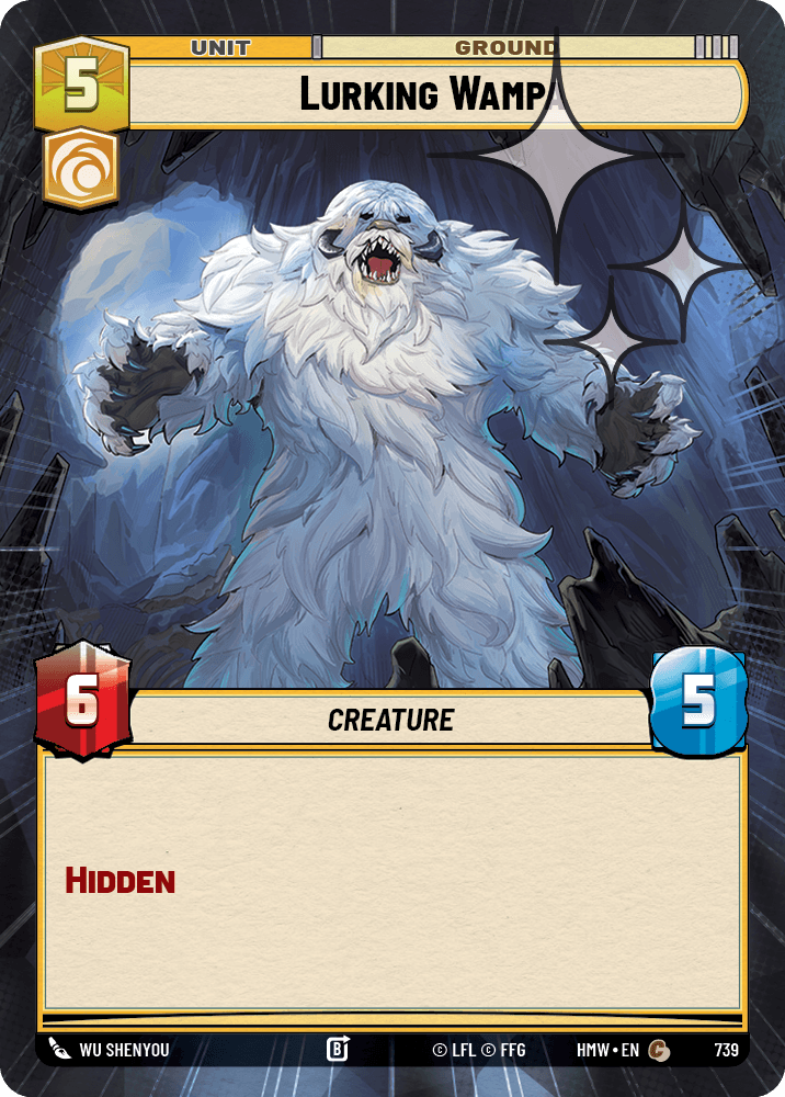 Lurking Wampa #739/272 from Homeworlds