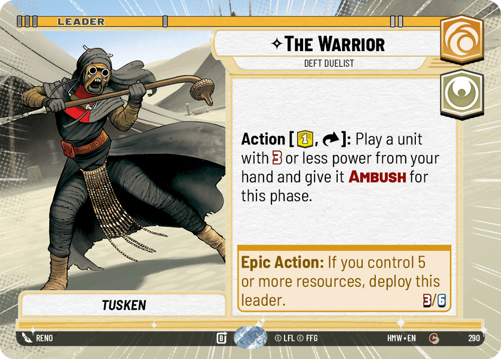 The Warrior — Deft Duelist #290/272 from Homeworlds