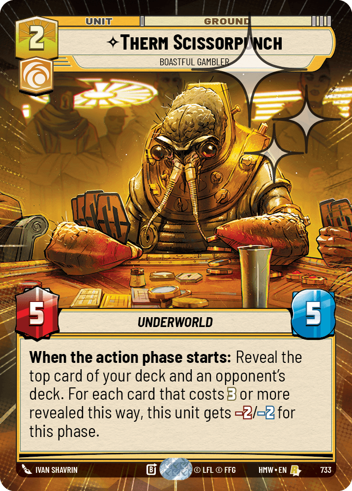 Therm Scissorpunch — Boastful Gambler #733/272 from Homeworlds