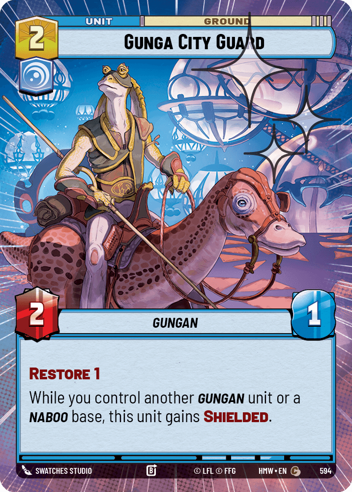 Gunga City Guard #594/272 from Homeworlds