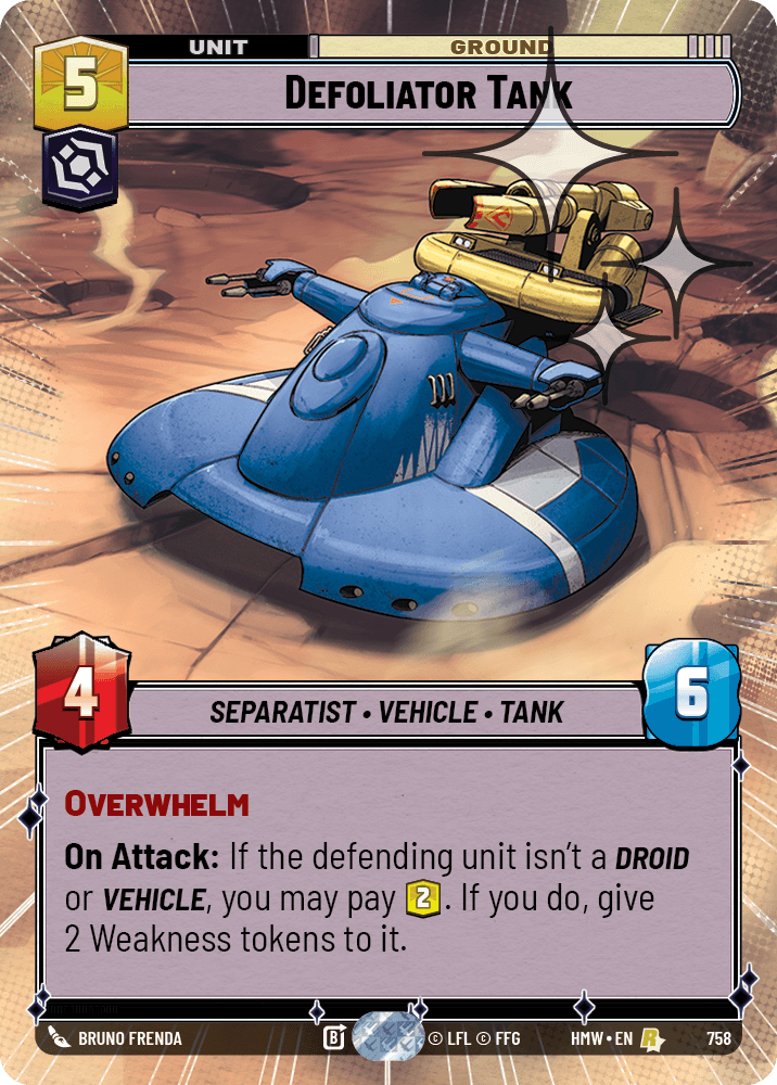 Defoliator Tank #758/272 from Homeworlds