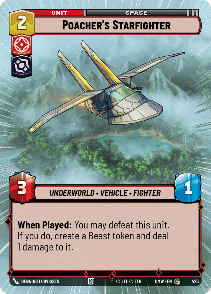 Poacher's Starfighter #425/272 from Homeworlds