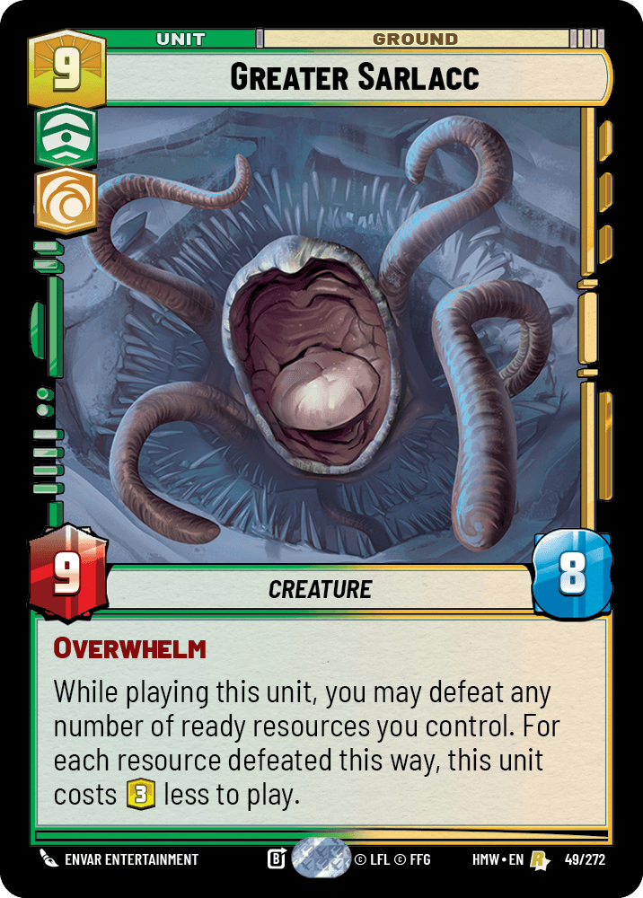 Greater Sarlacc #049/272 from Homeworlds