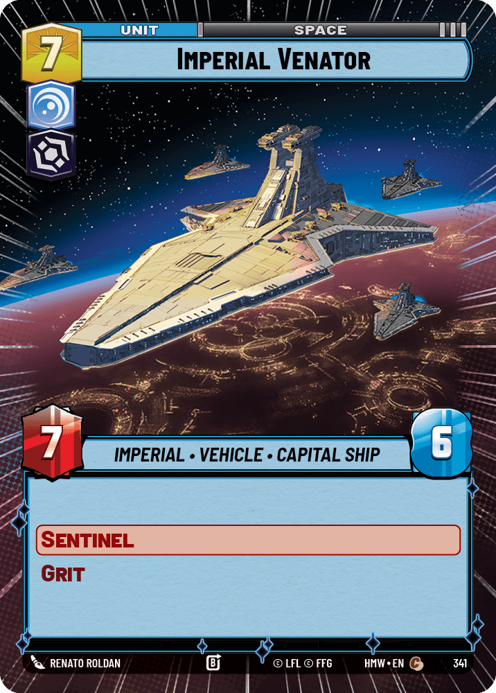 Imperial Venator #341/272 from Homeworlds