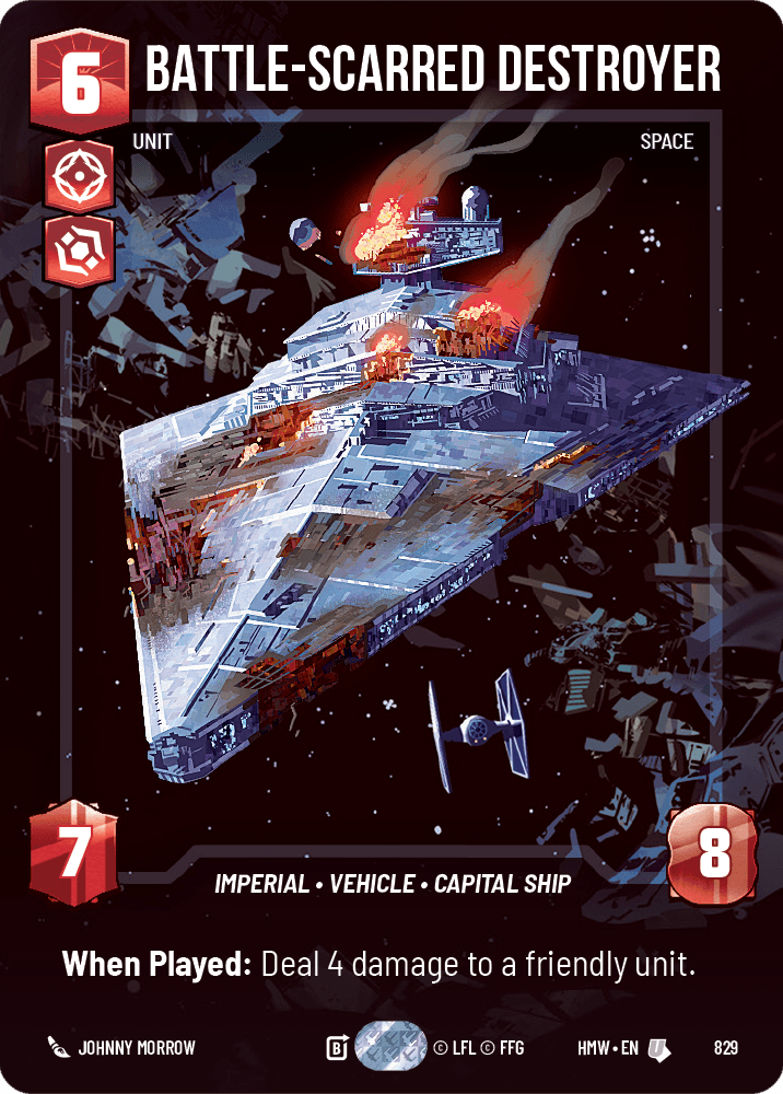 Battle-Scarred Destroyer #829/272 from Homeworlds