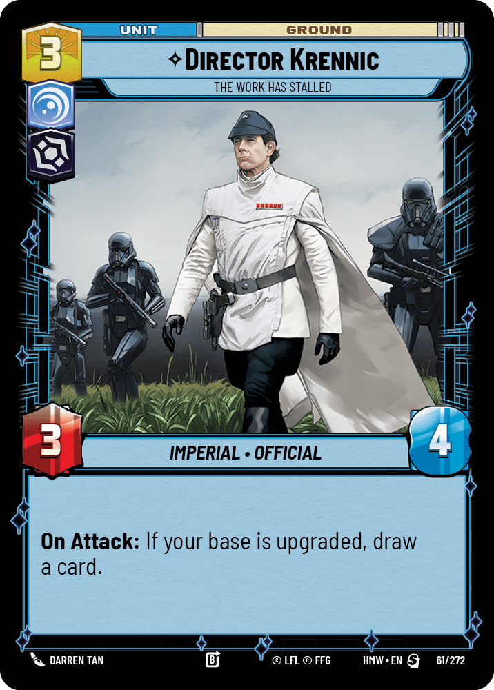 Director Krennic — The Work has Stalled #061/272 from Homeworlds