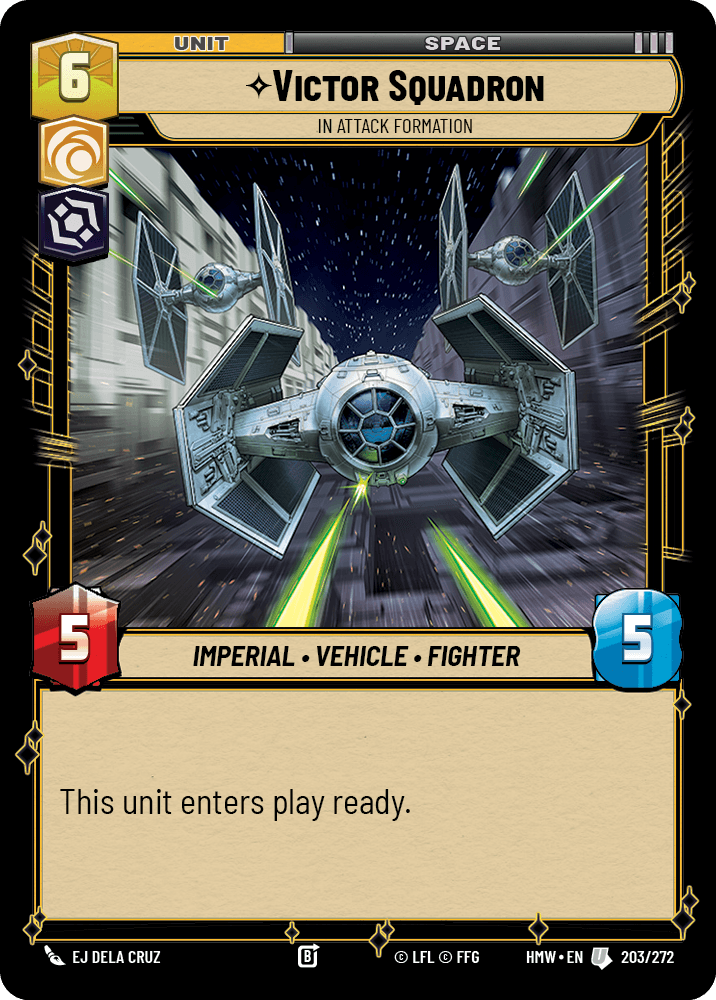 Victor Squadron — In Attack Formation #203/272 from Homeworlds