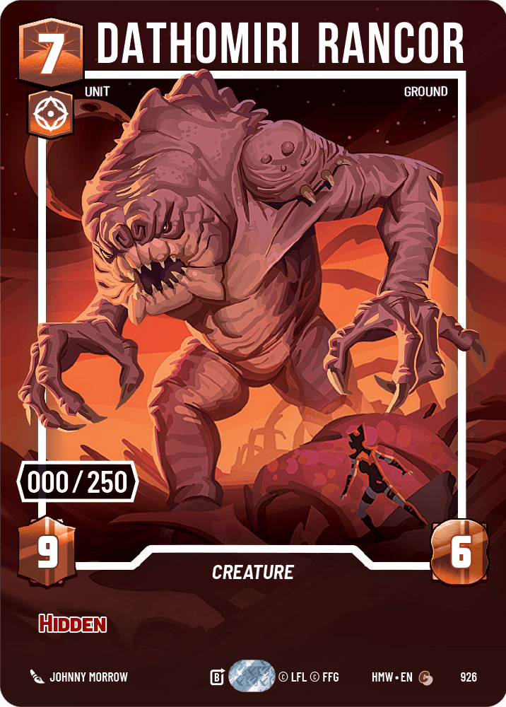 Dathomiri Rancor #926/272 from Homeworlds
