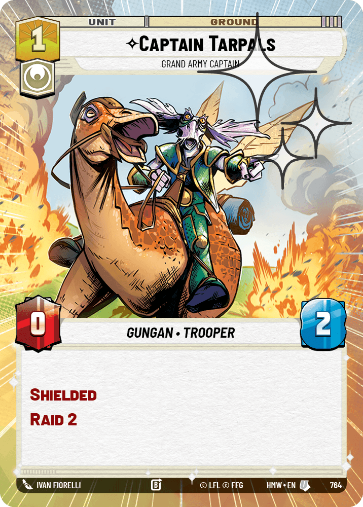 Captain Tarpals — Grand Army Captain #764/272 from Homeworlds