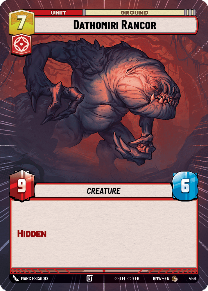 Dathomiri Rancor #459/272 from Homeworlds