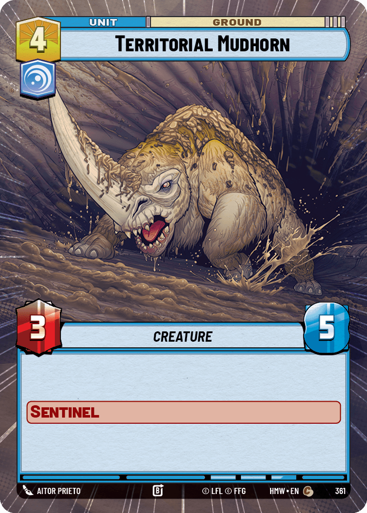 Territorial Mudhorn #361/272 from Homeworlds