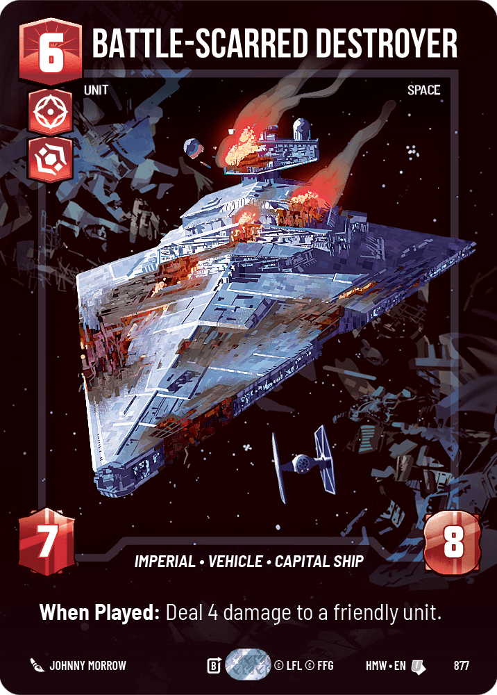 Battle-Scarred Destroyer #877/272 from Homeworlds