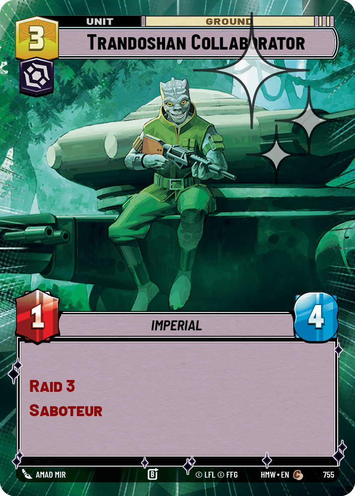 Trandoshan Collaborator #755/272 from Homeworlds