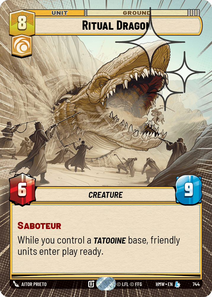 Ritual Dragon #744/272 from Homeworlds