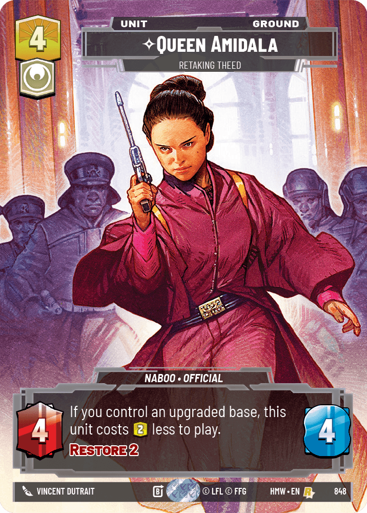 Queen Amidala — Retaking Theed #848/272 from Homeworlds