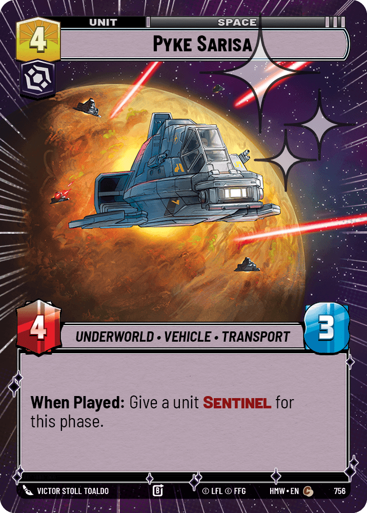 Pyke Sarisa #756/272 from Homeworlds