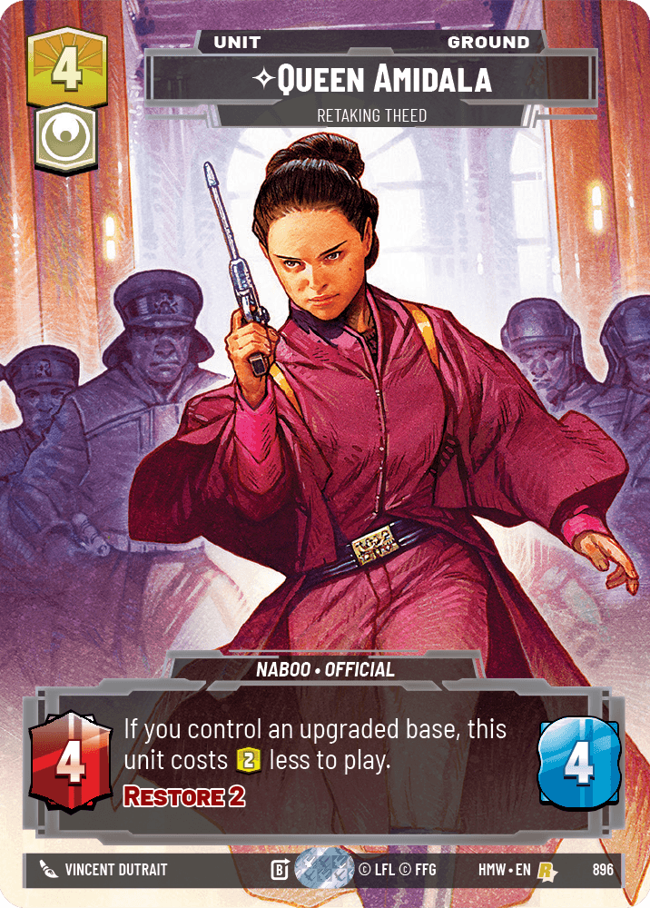 Queen Amidala — Retaking Theed #896/272 from Homeworlds