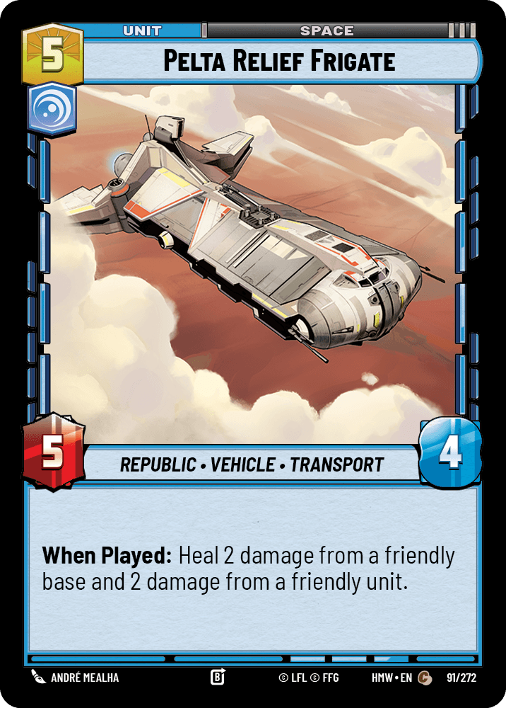 Pelta Relief Frigate #091/272 from Homeworlds