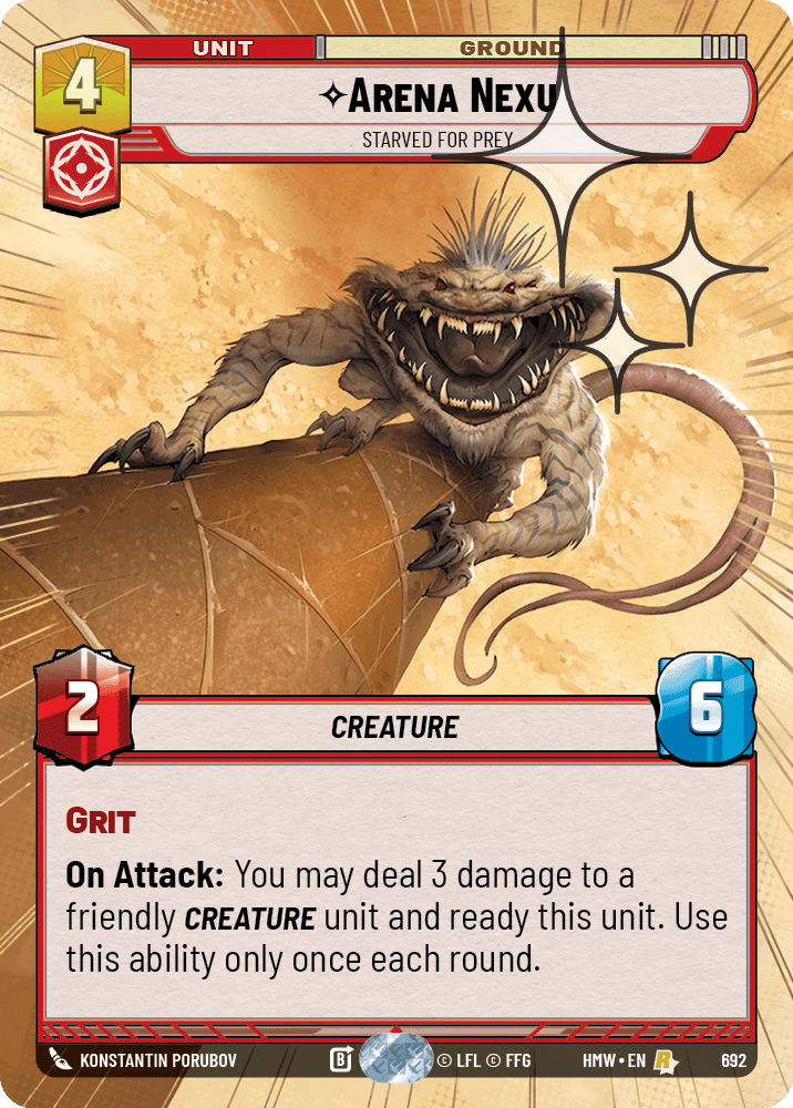 Arena Nexu — Starved for Prey #692/272 from Homeworlds