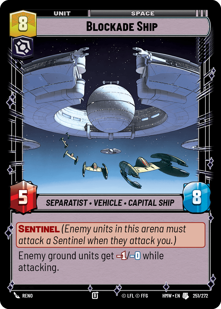 Blockade Ship #251/272 from Homeworlds