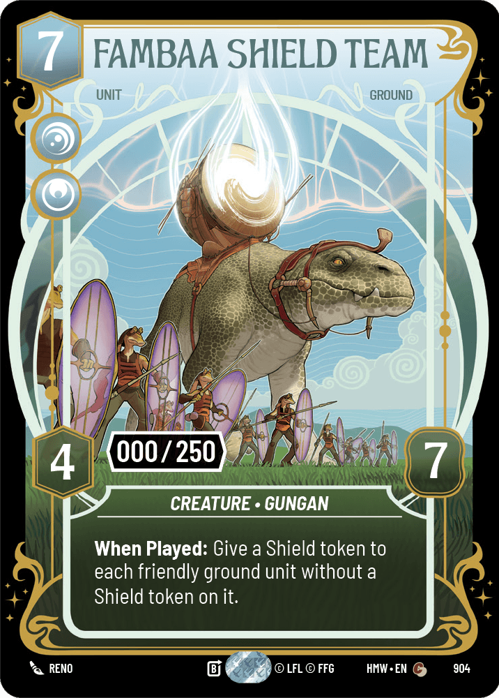 Fambaa Shield Team #904/272 from Homeworlds