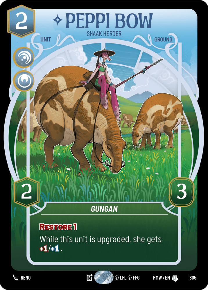 Peppi Bow — Shaak Herder #805/272 from Homeworlds