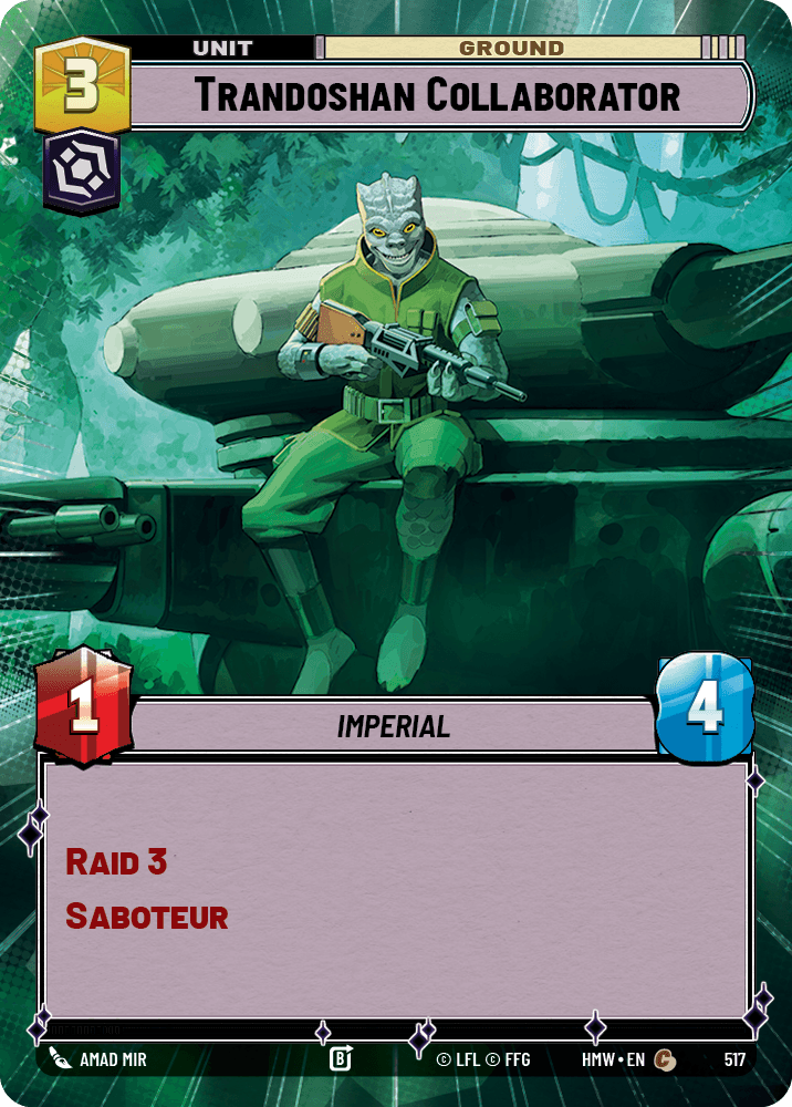 Trandoshan Collaborator #517/272 from Homeworlds