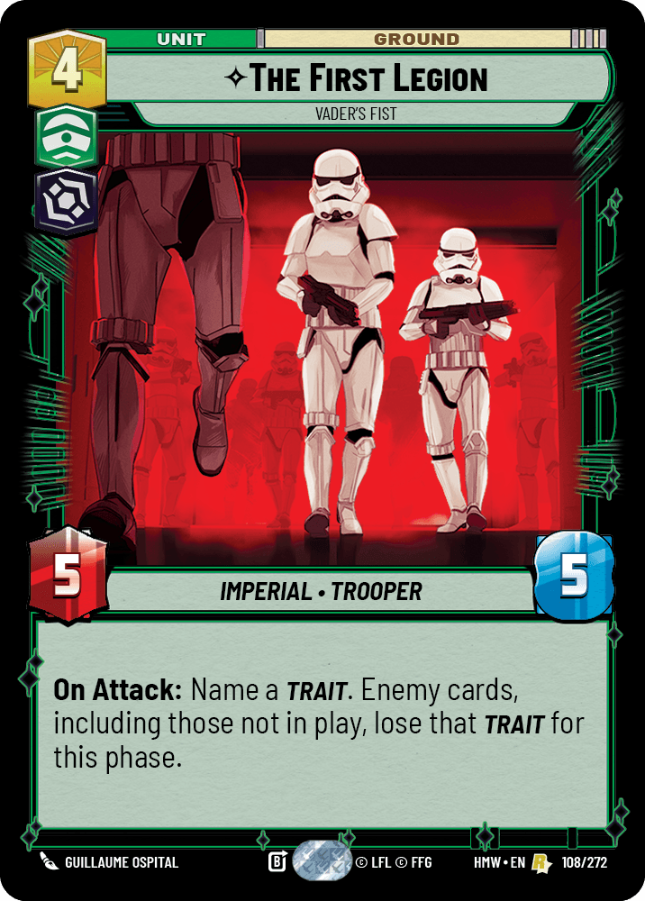 The First Legion — Vader's Fist #108/272 from Homeworlds