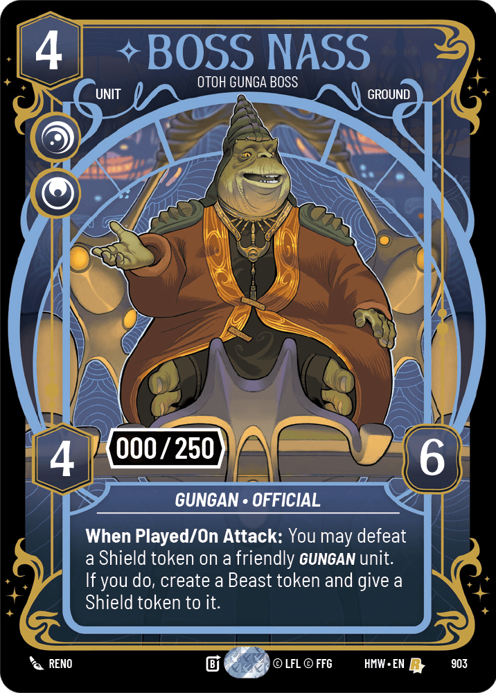 Boss Nass — Otoh Gunga Boss #903/272 from Homeworlds
