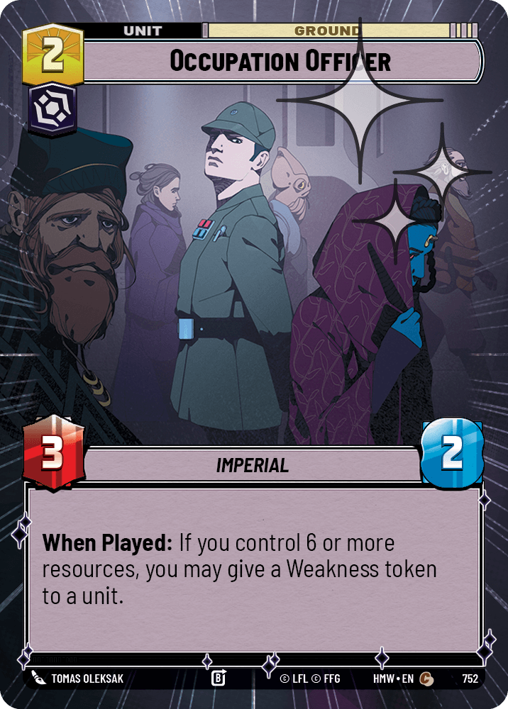 Occupation Officer #752/272 from Homeworlds