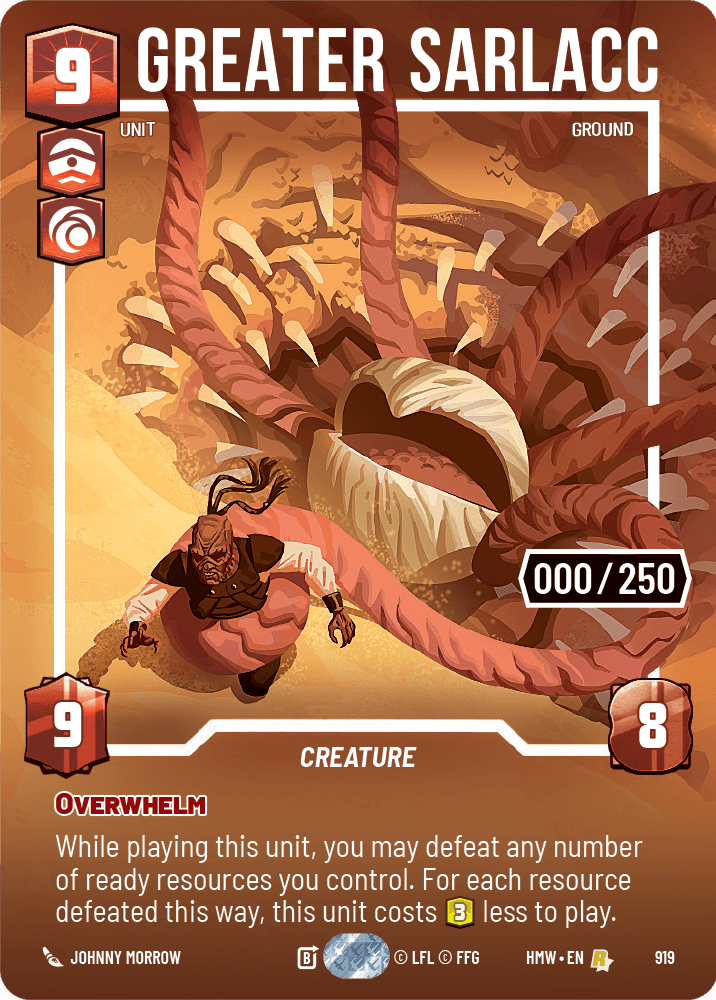 Greater Sarlacc #919/272 from Homeworlds