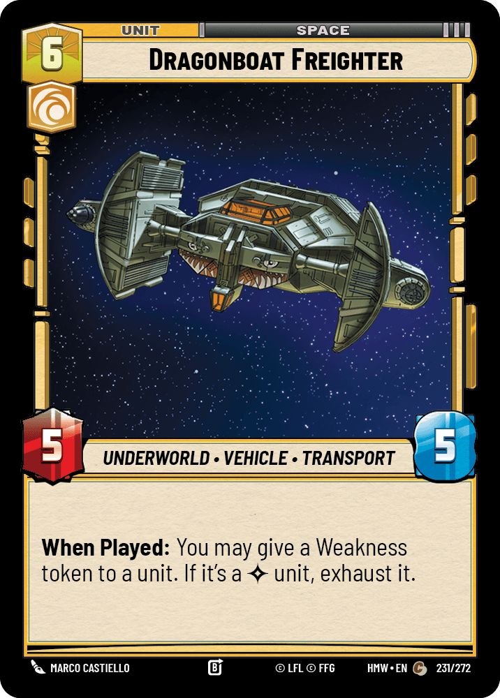 Dragonboat Freighter #231/272 from Homeworlds